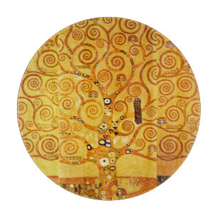 Gustav Klimt Tree of Life: Jugendstil-Symbolist Schneidebrett