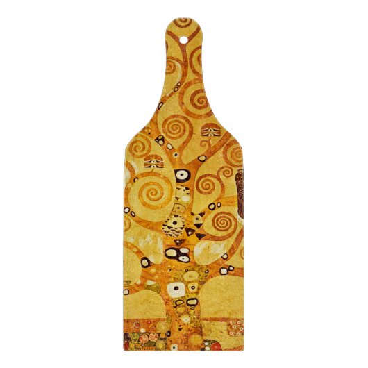 Gustav Klimt Tree of Life: Jugendstil-Symbolist Schneidebrett (Vorderseite)
