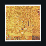 Gustav Klimt Tree of Life: Jugendstil-Symbolist Serviette<br><div class="desc">Mit diesem Meisterwerk, dem "Baum des Lebens" von Gustav Klimt (aus der Stilfrize), können Sie Ihren Platz stärken. Dieses gefeierte Jugendstil-Kunstwerk besticht durch seine schwindelerregenden, goldenen Äste, komplizierten Muster und symbolischen Motive, die die Reise, Verbindung und Wachstum des Lebens darstellen. Klimts prächtige, goldene, mosaikähnliche Details und abstrakte Formen schaffen ein...</div>