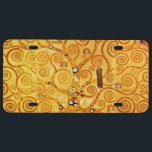 Gustav Klimt Tree of Life: Jugendstil-Symbolist US Nummernschild<br><div class="desc">Mit diesem Meisterwerk, dem "Baum des Lebens" von Gustav Klimt (aus der Stilfrize), können Sie Ihren Platz stärken. Dieses gefeierte Jugendstil-Kunstwerk besticht durch seine schwindelerregenden, goldenen Äste, komplizierten Muster und symbolischen Motive, die die Reise, Verbindung und Wachstum des Lebens darstellen. Klimts prächtige, goldene, mosaikähnliche Details und abstrakte Formen schaffen ein...</div>