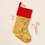 Gustav Klimt Tree of Life: Jugendstil-Symbolist Weihnachtsstrumpf<br><div class="desc">Mit diesem Meisterwerk, dem "Baum des Lebens" von Gustav Klimt (aus der Stilfrize), können Sie Ihren Platz stärken. Dieses gefeierte Jugendstil-Kunstwerk besticht durch seine schwindelerregenden, goldenen Äste, komplizierten Muster und symbolischen Motive, die die Reise, Verbindung und Wachstum des Lebens darstellen. Klimts prächtige, goldene, mosaikähnliche Details und abstrakte Formen schaffen ein...</div>