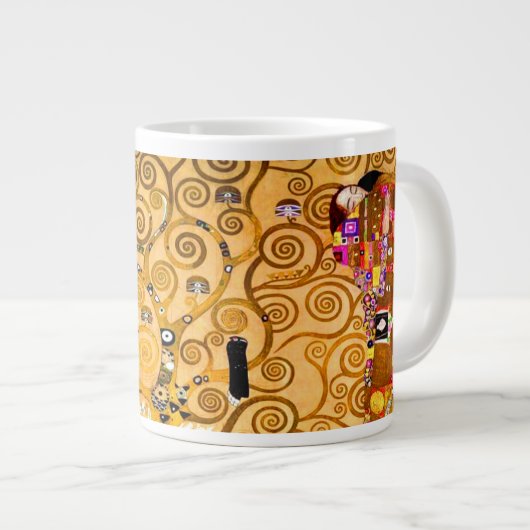Gustav Klimt Tree of Life Jumbo-Tasse (Vorderseite Rechts)