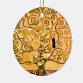 Gustav Klimt Tree of Life Keramik Ornament (Links)