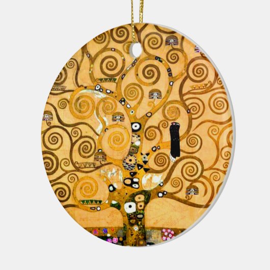 Gustav Klimt Tree of Life Keramik Ornament (Links)