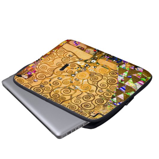 Gustav Klimt Tree of Life Laptopschutzhülle (Vorne Knopf)
