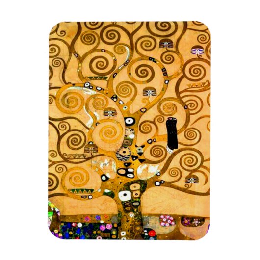 Gustav Klimt Tree of Life Magnet (Vertikal)