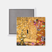 Gustav Klimt Tree of Life Magnet (Vorderseite/Rückseite)