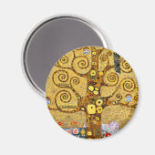 Gustav Klimt , “ Tree of life ” Magnet (Vorderseite/Rückseite)
