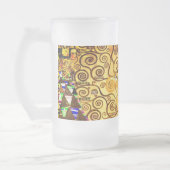 Gustav Klimt Tree of Life Mattglas Bierglas (Links)