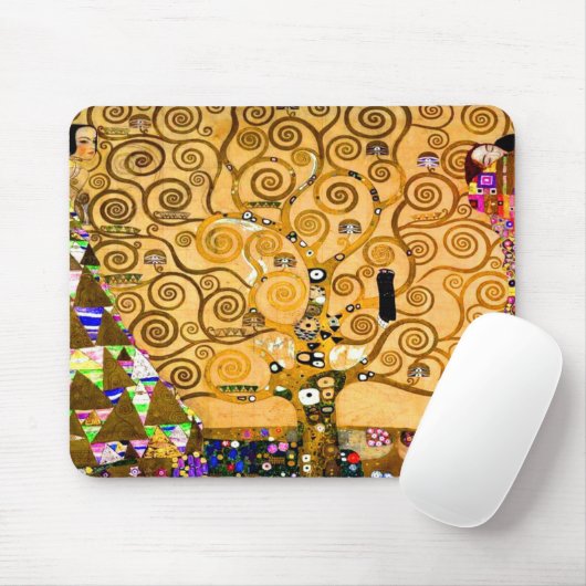 Gustav Klimt Tree of Life Mousepad (Mit Mouse)