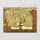 Gustav Klimt Tree of Life Postcard Postkarte (Vorderseite)