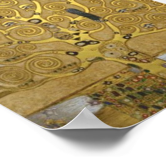 Gustav Klimt Tree of Life Poster (Ecke)
