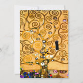 Gustav Klimt Tree of Life Save The Date (Vorderseite)