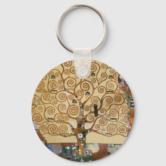 Gustav Klimt Tree Of Life Schlüsselanhänger (Vorderseite)