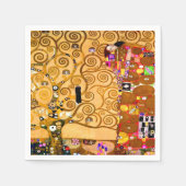 Gustav Klimt Tree of Life Serviette (Vorderseite)