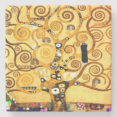 Gustav Klimt Tree of Life Steinuntersetzer (Vorderseite)