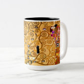 Gustav Klimt Tree of Life Zweifarbige Tasse (VorderseiteRechts)