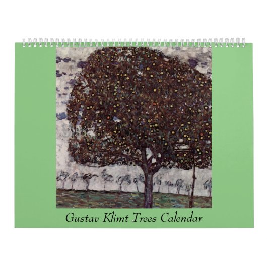Gustav Klimt Trees Artwork Kalender (Titelbild)