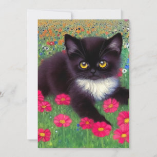 Gustav Klimt Tuxedo Cat Ankündigung