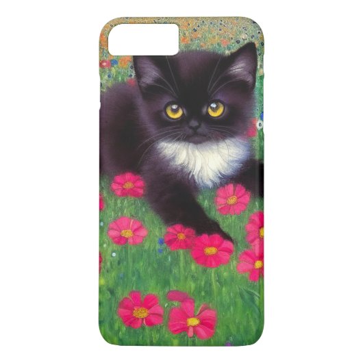 Gustav Klimt Tuxedo Cat Case-Mate iPhone Hülle (Rückseite)
