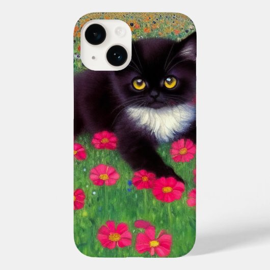 Gustav Klimt Tuxedo Cat Case-Mate iPhone Hülle (Rückseite)