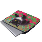 Gustav Klimt Tuxedo Cat Laptopschutzhülle (Vorne Knopf)