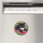 Gustav Klimt Tuxedo Cat Magnet (In Situ (Geschirrspüler))