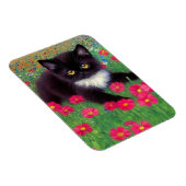 Gustav Klimt Tuxedo Cat Magnet (Rechte Seite)