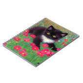 Gustav Klimt Tuxedo Cat Notizblock (Linke Seite)