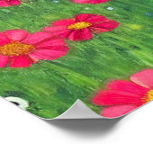 Gustav Klimt Tuxedo Cat Poster (Ecke)