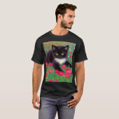Gustav Klimt Tuxedo Cat T-Shirt (Vorne ganz)