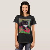 Gustav Klimt Tuxedo Cat T-Shirt (Vorne ganz)