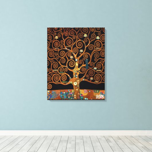 Gustav Klimt - Unter dem Baum des Lebens Leinwanddruck (Insitu (Holzboden))