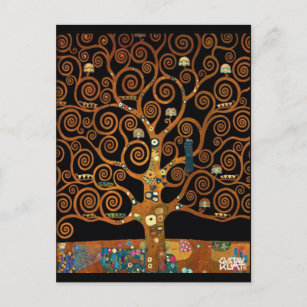 Gustav Klimt - Unter dem Baum des Lebens Postkarte