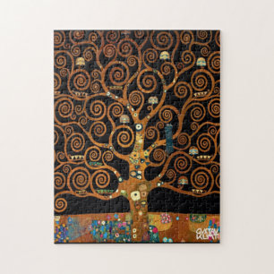 Gustav Klimt - Unter dem Baum des Lebens Puzzle