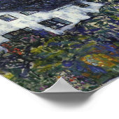 Gustav Klimt - Unterach am Attersee. Poster (Ecke)