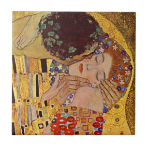 Gustav Klimt Vintage Keramik Fliese