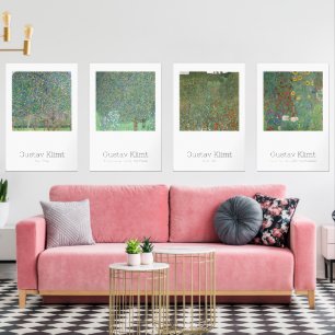 Gustav Klimt Vintage Meisterwerke Bilderwand Sets