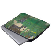 Gustav Klimt - Wasserburg Laptopschutzhülle (Vorne Knopf)