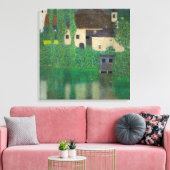 Gustav Klimt - Wasserburg Leinwanddruck (Insitu (Wohnzimmer))