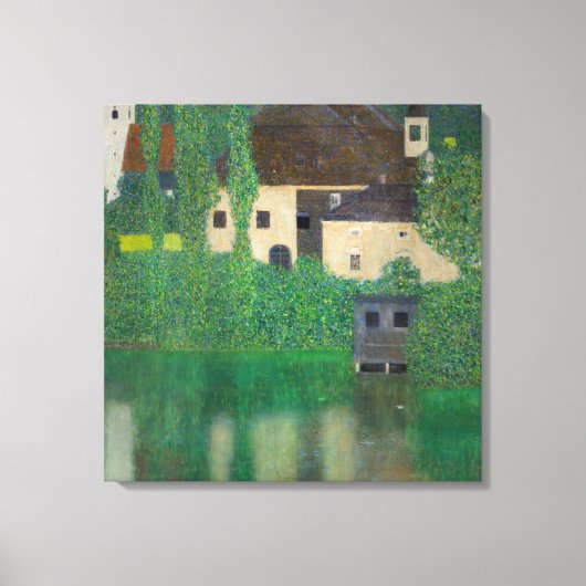 Gustav Klimt - Wasserburg Leinwanddruck (Vorderseite)