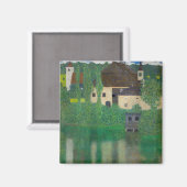 Gustav Klimt - Wasserburg Magnet (Vorderseite/Rückseite)