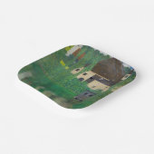 Gustav Klimt - Wasserburg Pappteller (Gewinkelt)