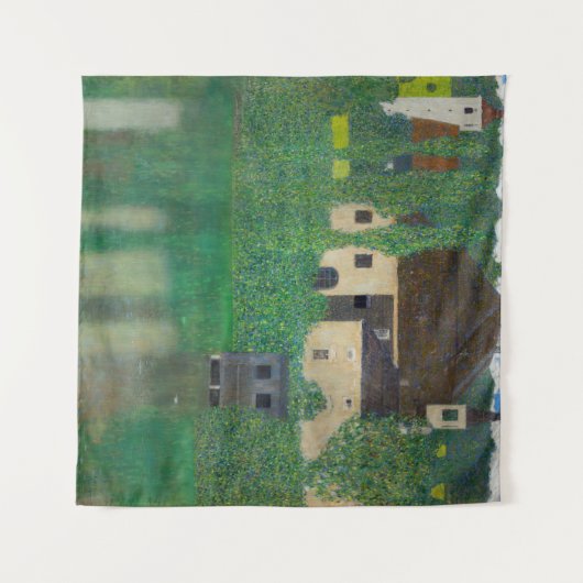 Gustav Klimt - Wasserburg Wandteppich (Vorderseite (Horizontal))