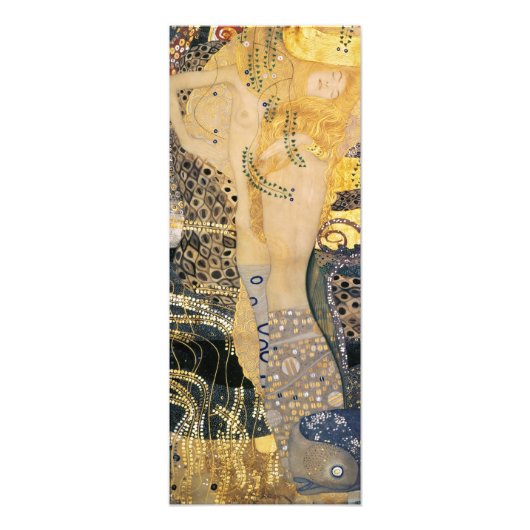 Gustav Klimt - Wasserläufe I Fotodruck (Vorne)