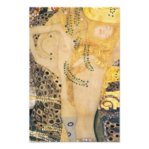 Gustav Klimt - Wasserläufe I Fotodruck