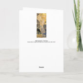 Gustav Klimt - Wasserläufe I Karte (Rückseite)