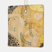 Gustav Klimt - Wasserläufe I Keramikornament (Links)