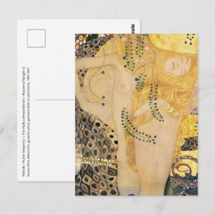 Gustav Klimt - Wasserläufe I Postkarte