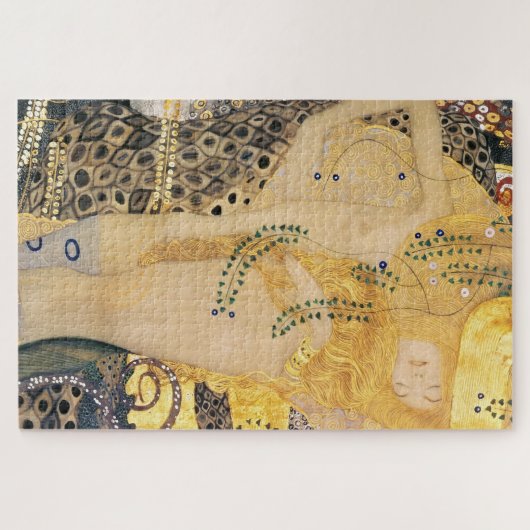 Gustav Klimt - Wasserläufe I Puzzle (Horizontal)